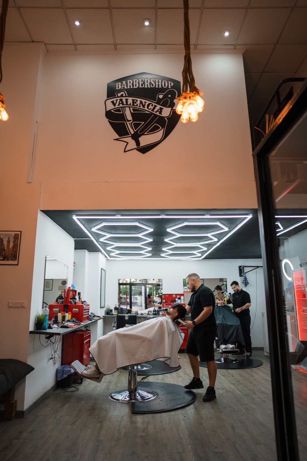 Interior de Barber Shop Valencia La Petxina